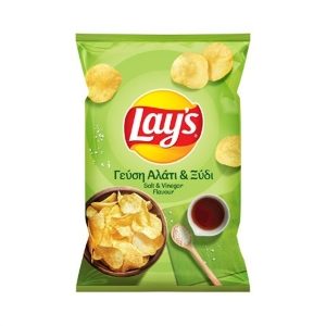 Lay's potato chips with Salt and Vinegar 90g