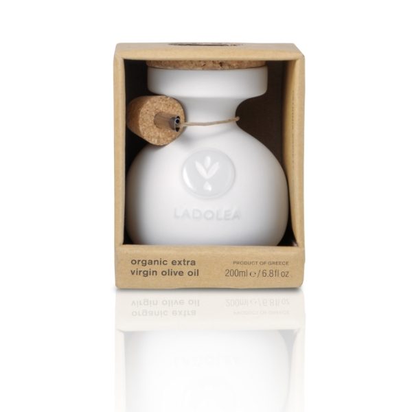 White Pot-Organic Extra Virgin Olive Oil 200ml - Carton