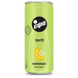 Epsa Lemonade Zero Carbonated with Stevia can 330ml