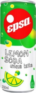 Epsa Lemon soda Carbonated cans 330ml