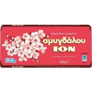Ion Chocolate with Almonds 100g