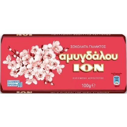 Ion Chocolate with Almonds 100g