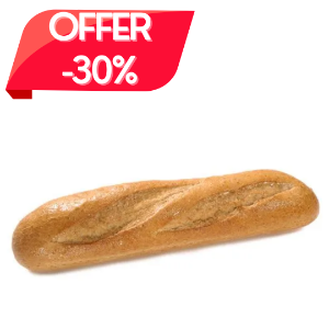 512102 Rye Small Baguette 60x140g