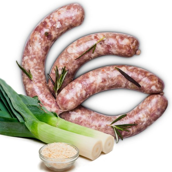 Authentic Pork Sausages with Leek