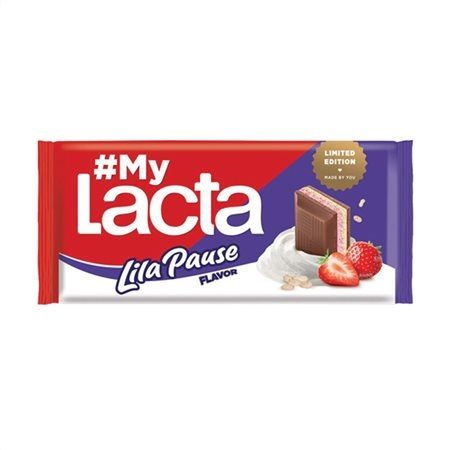Lacta Milk Chocolate Lila Pause 100g