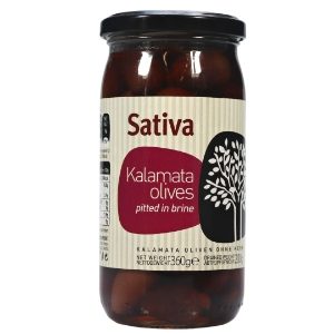 Sativa Kalamata Olives Pitted Jar 360g