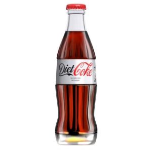 diet coke glass