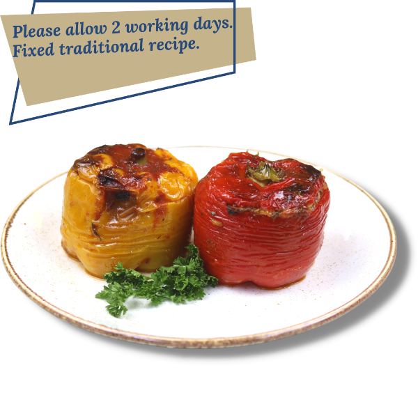 Gemista - Stuffed Peppers Tray (2.80kg ≈ 10 Peppers)