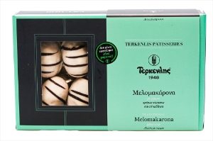 Melomakarona filled with chestnut cream&white icing 600g