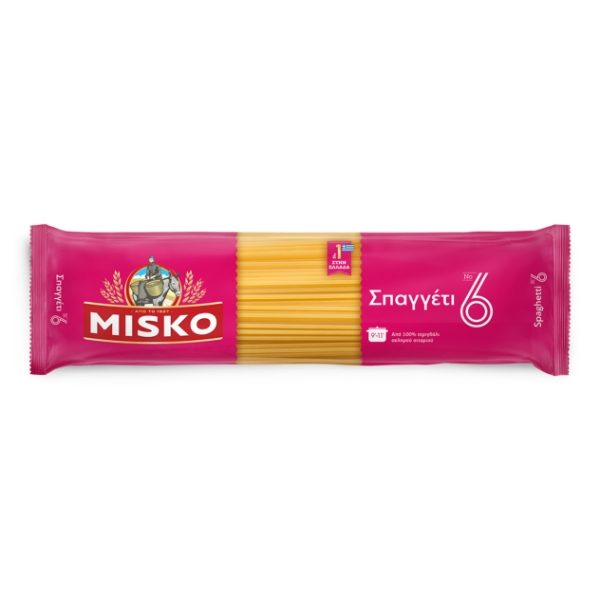 PAST001_Misko Greek Pasta No6 Spaghetti_500g