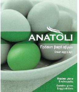 Anatoli Egg dye green for 40eggs (including Gloves&Stickers)